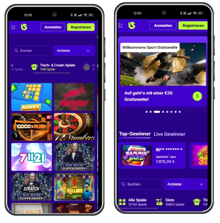 upspinz casino mobile